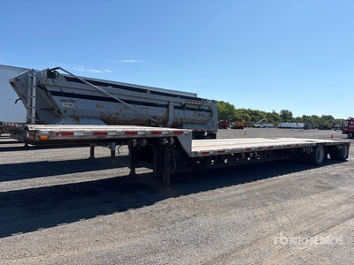 2000 Transcraft 48 ft T/A Spread Axle Step Deck Trailer