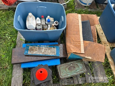 Quantity of lubricants, Traffic Cone, Tap Die Set & Tool Box