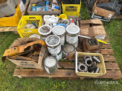 Quantity of Gears, Sprockets, Paint Cans, Electrical Fuses, Containers, Metal Parts & Hardware