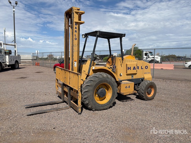2019 Harlo HP6500 6500 lb 4x4 Rough Terrain Forklift