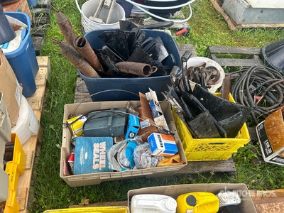 Quantity of Wheel Seals, Caster Wheels, Coil Springs, Auger Blades, Brackets & Assorted Parts