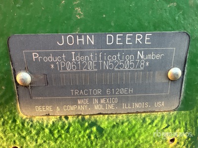 2022 John Deere 6120E Hi-Crop 4WD Tractor