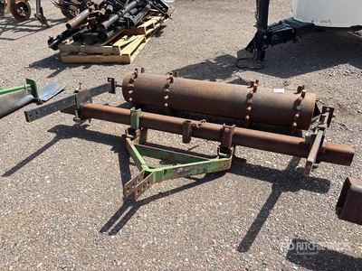 5 ft x 10 in Tool Bar With Roller To Push Holes For Garlic Divers