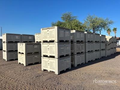 Quantity of (95) 4 ft 1 in x 3 ft 11 in Macro Bins
