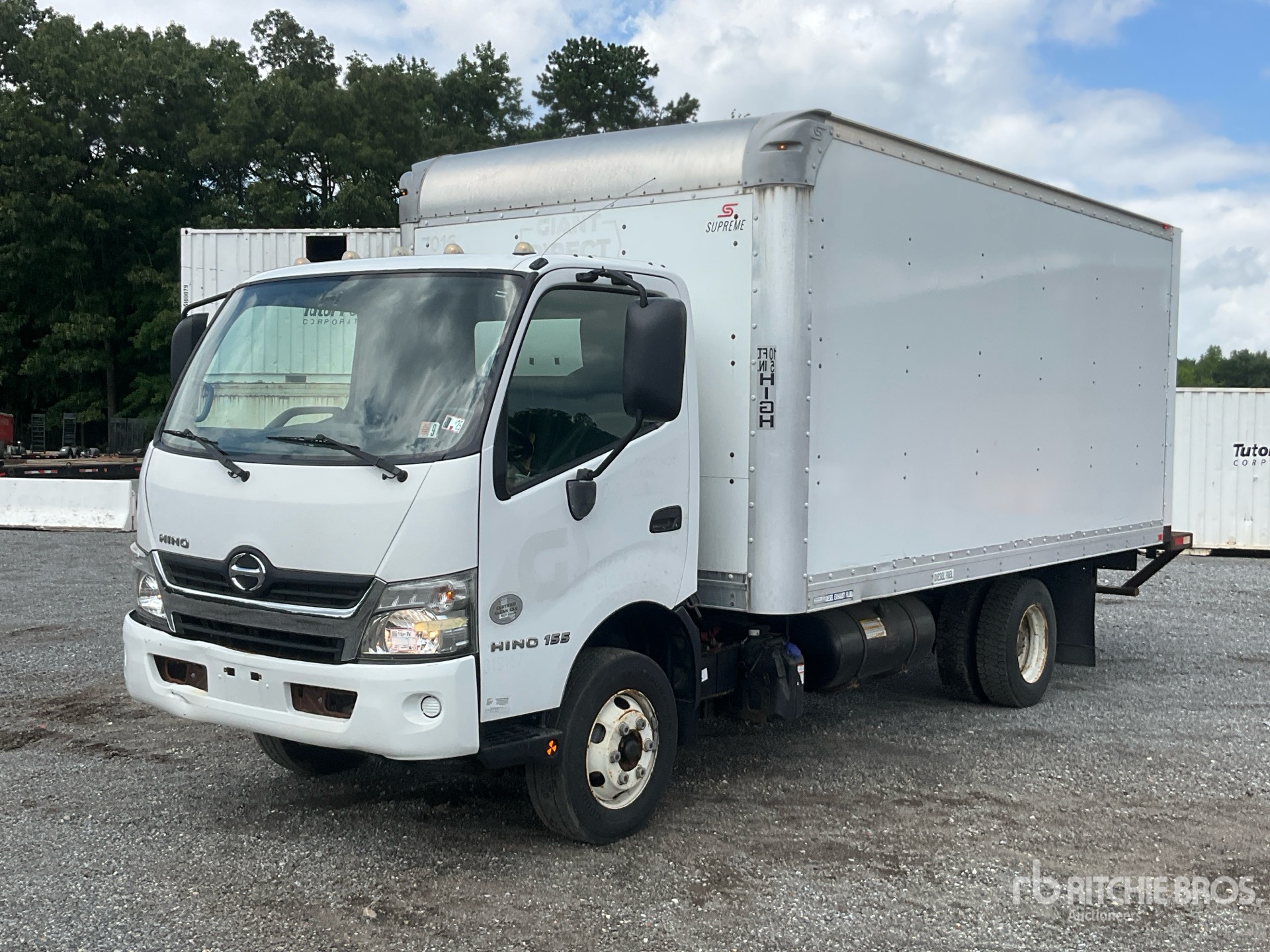2019 Hino 155 4x2 Moving Camion fourgon