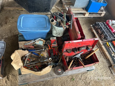 Quantity of Toolboxes, Hammers, Pliers, Wrenches, Drill Bits, Hand Tools & Assorted Hardware