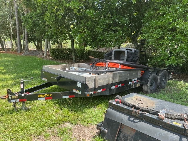 2025 Big Tex 14EB-20D2A-KRBK 20 ft T/A Equipment Trailer