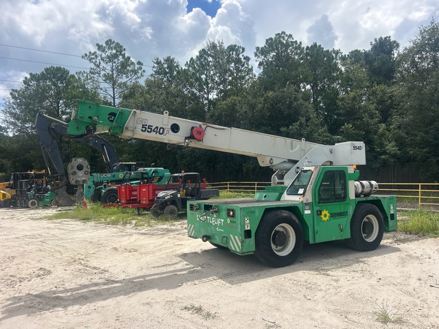2012 Shuttlelift CD5540F 15 ton 4x2x4 Carry Deck Crane