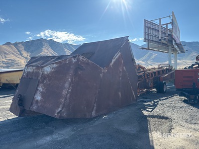 35 in x Portable Transfer Conveyor w/ Feeder Conveyor