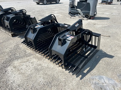 Stout HD72-3 72 in Rock Grapple Bucket Skid Steer Grapple (Unused)
