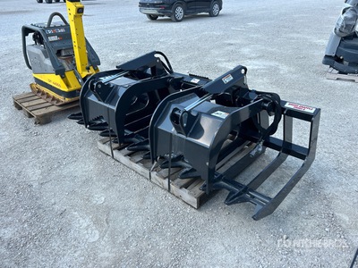 Stout XHD84-6 84 in Brush Grapple Bucket Skid Steer Grapple (Unused)
