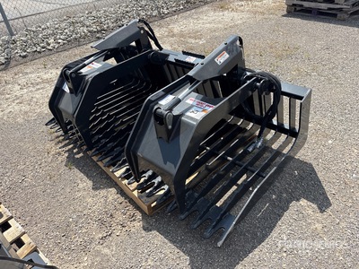 Stout HD72-3 72 in Q/C Skeleton Skid Steer Grapple (Unused)