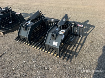 Stout HD72-3 72 in Skeleton Skid Steer Grapple (Unused)