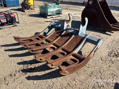 Sec 72 in Q/C Excavator Rake - Fits Cat 330