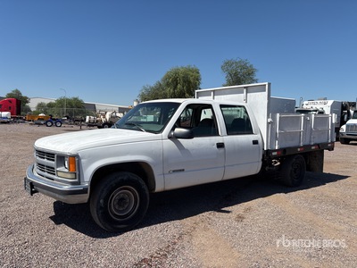 1995 Chevrolet C3500 4x2 Crew Cab Table Top Truck