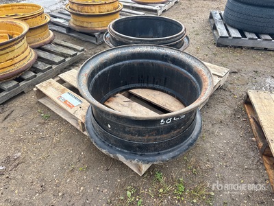 Quantity of (2) Rimex 25 in Steel Band Wheels