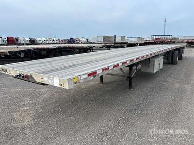 2019 Wilson 48 ft T/A Spread Axle مقطورة مسطحة