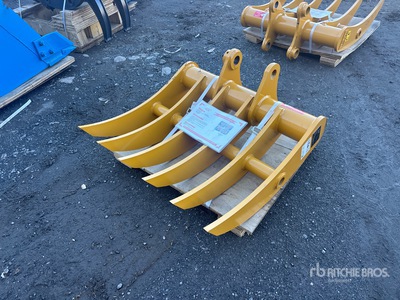 2026 LEDI LD60ST 34 in Excavator Rake - Fits 6 - 8 ton (Unused)