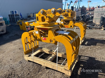 2026 LEDI DG60MQQYH50-200-310 56 in Rotating Demolition Grapple - Fits Cat 306/308, 6 - 8 ton (Unused)