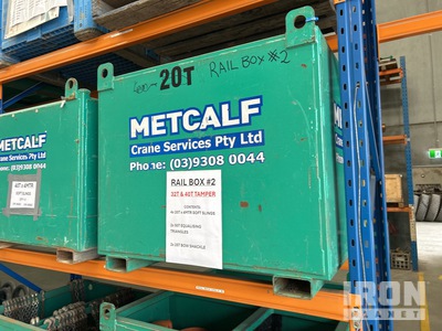 Quantity of Rail Box Rigging - Fits 32t & 40t Tamper