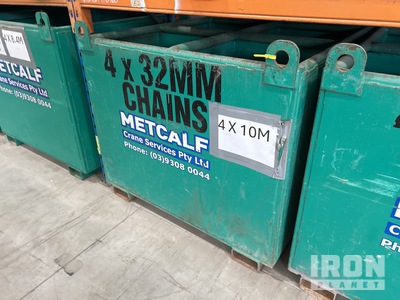 Quantity of (4) 32 mm x 10 m Chains