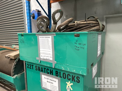 Quantity of (14) 32 mm, 28 mm & 20 mm Wire Rope