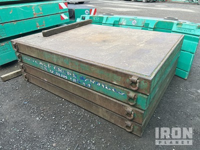 Quantity of (4) 2 m x 1.5 m 60 Tonne Bog Mats