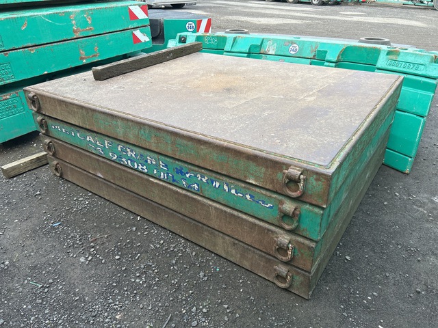 Quantity of (4) 2 m x 1.5 m 60 Tonne Bog Mats
