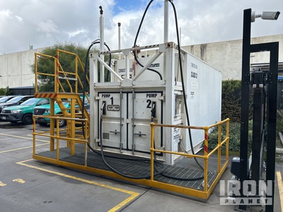 2011 LogiTank 27000 L Skid Mounted Steel Diesel Fuel Tank