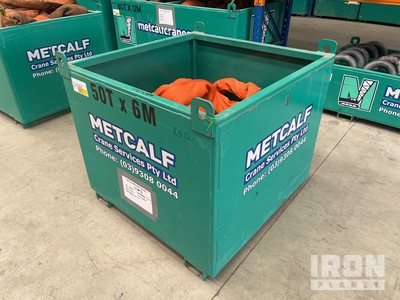 Quantity of (5) 50t x 6 m Soft Élingue