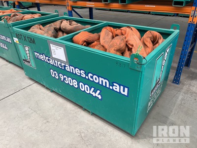 Quantity of (4) 80t x 12 m Soft Élingue