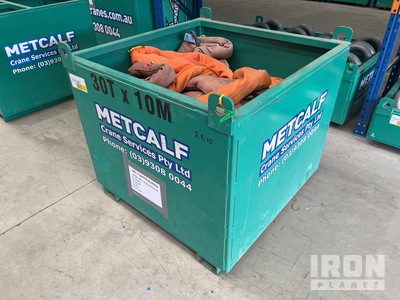 Quantity of (5) 30t x 10 m Soft Élingue