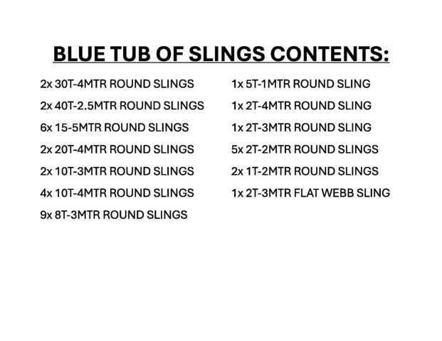 Quantity of (38) Soft & Flat Sling