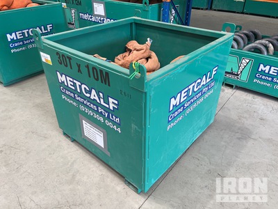 Quantity of (4) 30t x 10 m Soft Élingue