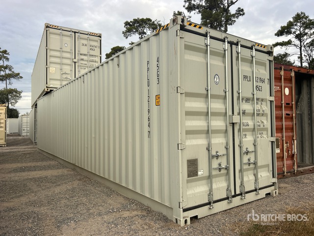 40ft Container With Rack 2026 40 ft High Cube Multi-Door Storage Container for Sale in TX