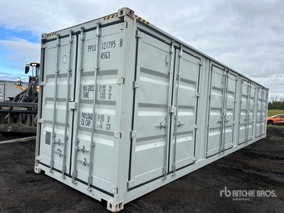 2026 40 ft High Cube Multi-Door Storage Container