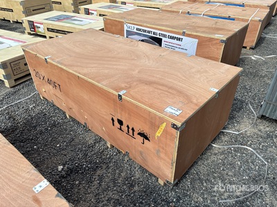 2026 SKLP SK-SC40 40 Ft x 20 Ft Carport (Unused)