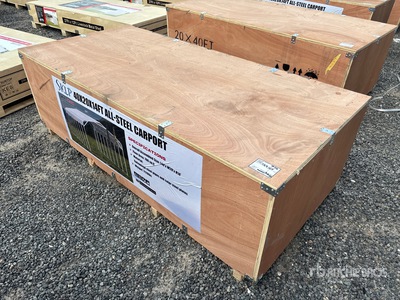 2026 SKLP SK-SC40 20 ft x 40 ft Carport (Unused)