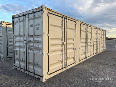 2026 40 ft High Cube Multi-Door Contenedor de almacenamiento