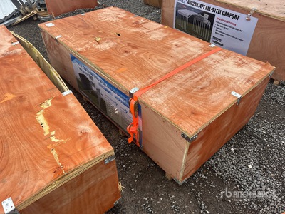 2026 SKLP SK-ZP20 20 ft x 30 ft All-Steel Abri Voiture (Unused)