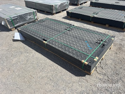 Quantity of (12) 2026 SKLP SK-LJB12 94 in x 47 in Polyethylene Traffic Plates (Unused)