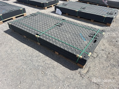 Quantity of (12) 2026 SKLP SK-LJB12 94 in x 47 in Polyethylene Traffic Plates (Unused)