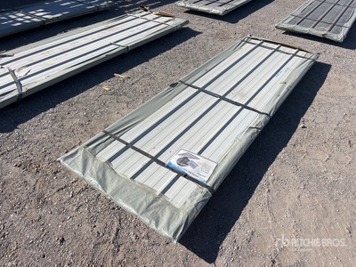 Quantity of (50) 2026 SKLP SK-XH50 3 ft x 10 ft Galvalume Steel Sheets (Unused)