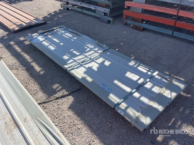 Quantity of (50) 2026 SKLP SK-XH50 3 ft x 10 ft Galvalume Steel Sheets (Unused)