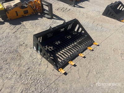2026 GIYI GY-RB44 43 in Rock Mini Skid Steer Bucket (Unused)