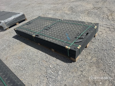 Quantity of (12) 2026 SKLP SK-LJB12 94 in x 47 in Polyethylene Traffic Plates Divers (Unused)