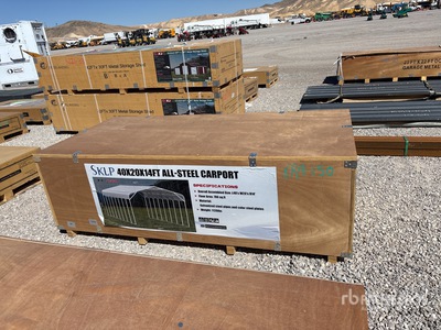 2026 SKLP SK-SC40 40 ft x 20 ft Carport (Unused)