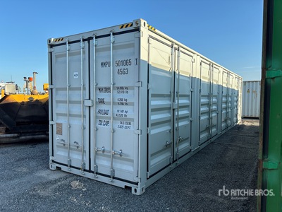 2026 40 ft High Cube Multi-Door Storage Container
