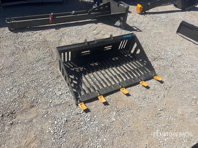 2026 GIYI GY-RB44 43 in Rock Mini Skid Steer Bucket (Unused)