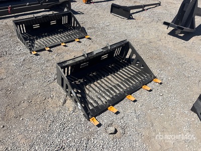 2026 GIYI GY-RB44 44 in Rock Mini Skid Steer Bucket (Unused)